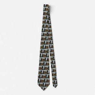 Villa By The Sea by Arnold Bocklin, Symbolism Art Tie
