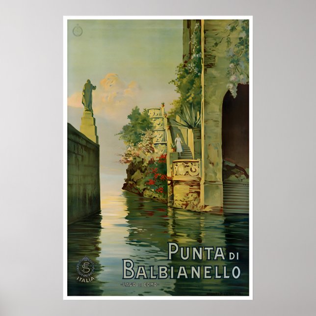 Villa del Balbainello Lake Como Poster Italian (Front)