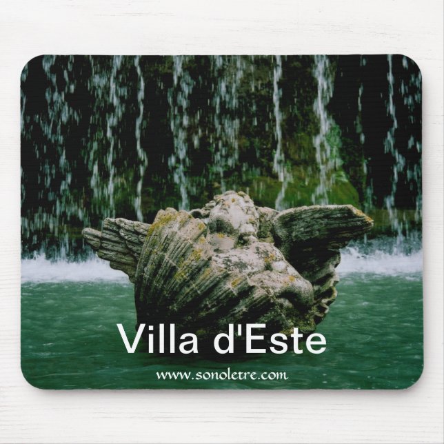 Villa d'Este Fountain Cherub Mousepad (Front)
