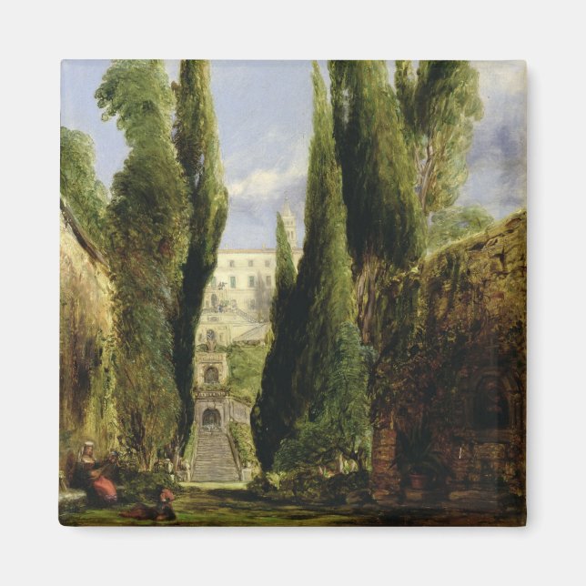 Villa D'Este, Tivoli (oil on canvas) Magnet (Front)