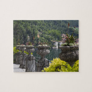 Villa Monastero, gardens and lakefront, Varenna, Jigsaw Puzzle