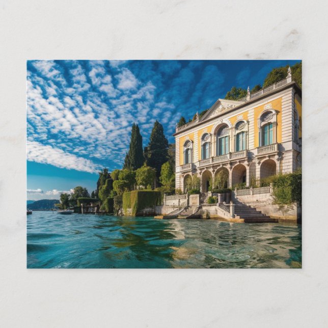 Villa Monastero Varenna lake como Postcard (Front)