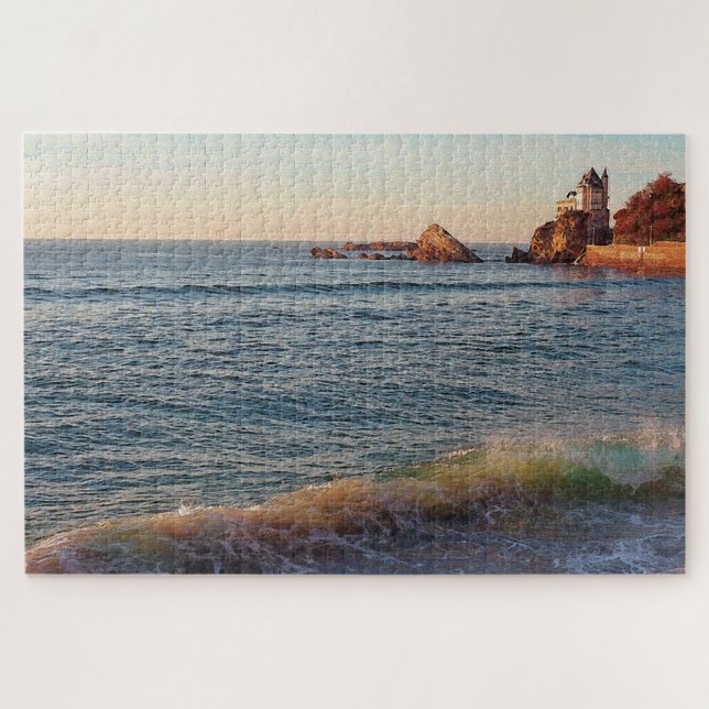Villa on the Rocks Jigsaw Puzzle (Horizontal)