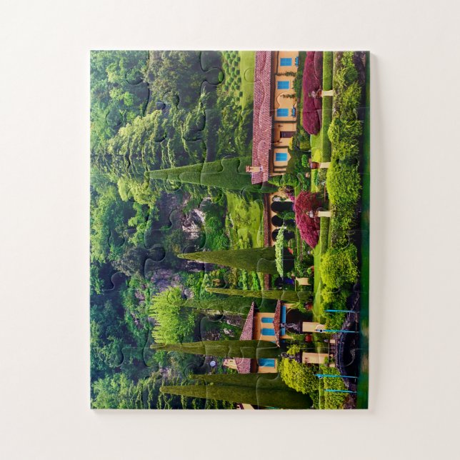 Villa Perfection | Lake Como’s Garden Jewel Jigsaw Puzzle (Vertical)