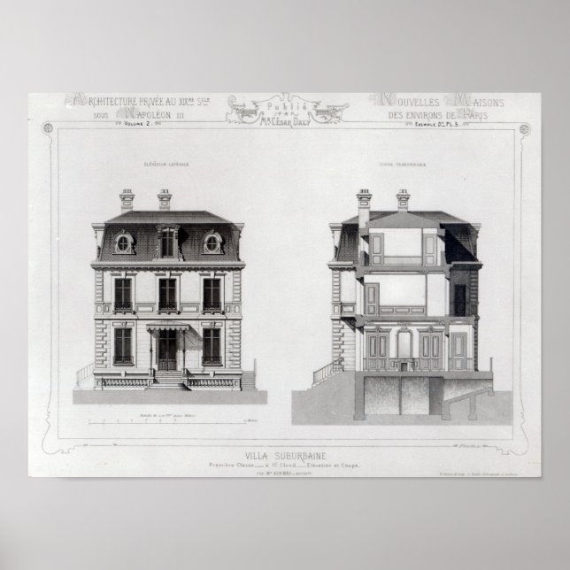 Villa Suburbaine, Premier Chasse at St. Cloud Poster (Front)