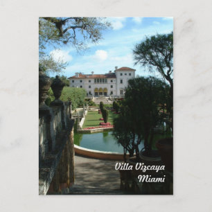 Villa Vizcaya Postcard