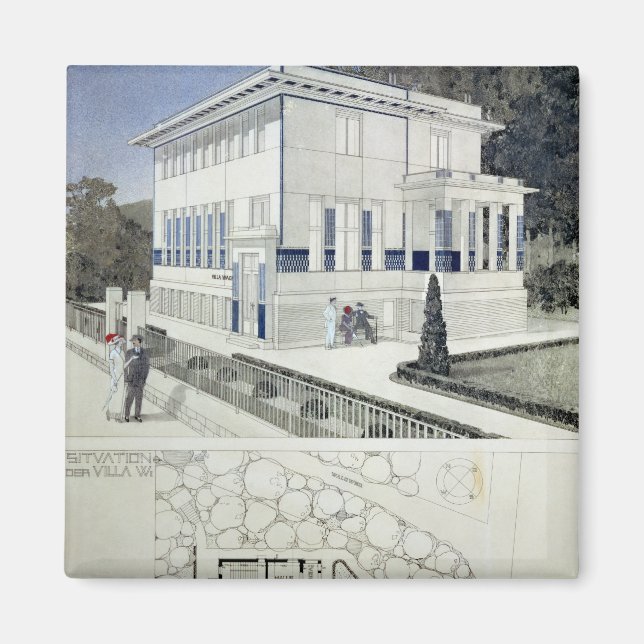 Villa Wagner, Vienna Magnet (Front)