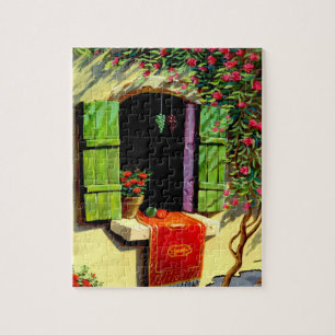 Villa Window Jigsaw Puzzle