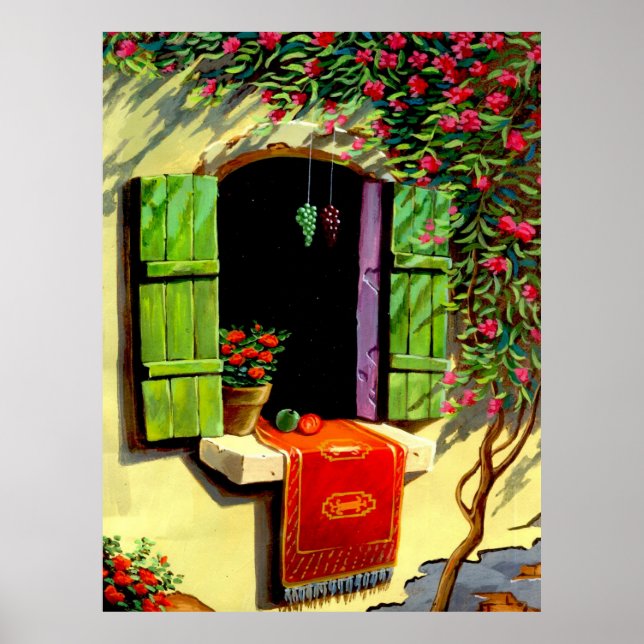 Villa Window Poster (Front)