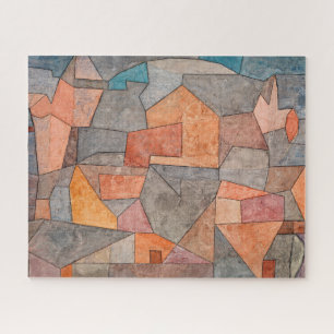 Village Among Rocks by Paul Klee Jigsaw Puzzle