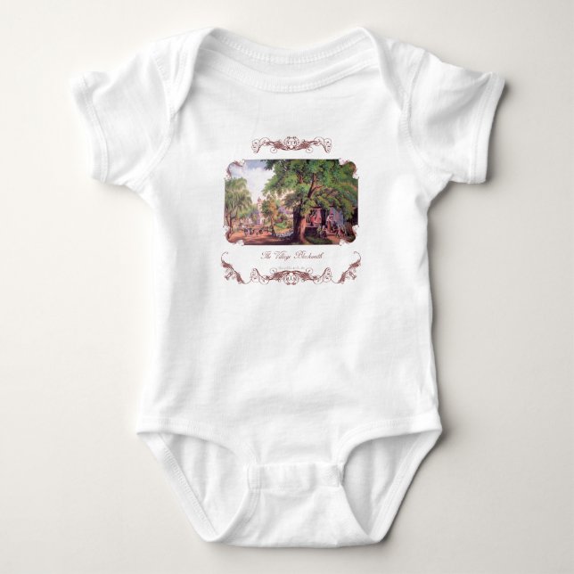 Village Blacksmith Baby Shirt (Front)