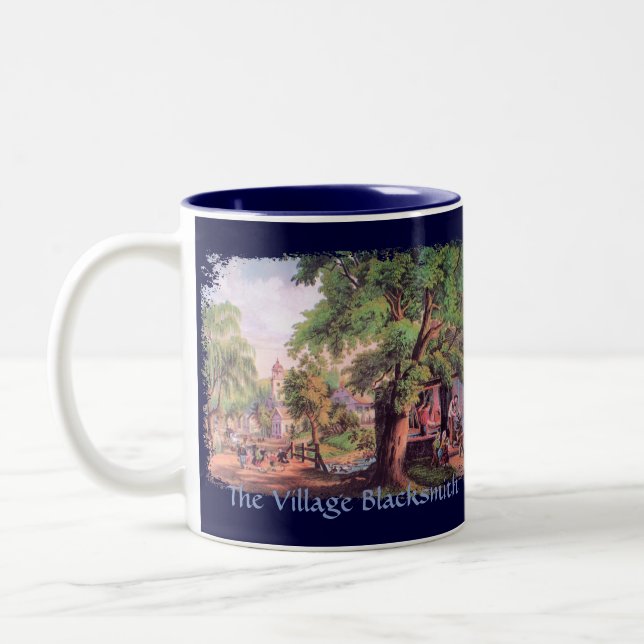 Village Blacksmith Coffee Mug (Left)