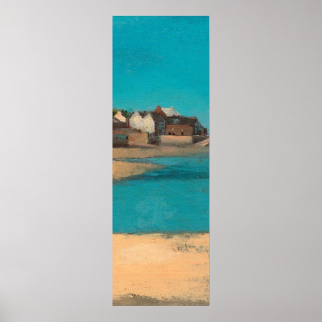 Village by the Sea in Brittany by Odilon Redon Poster (Front)