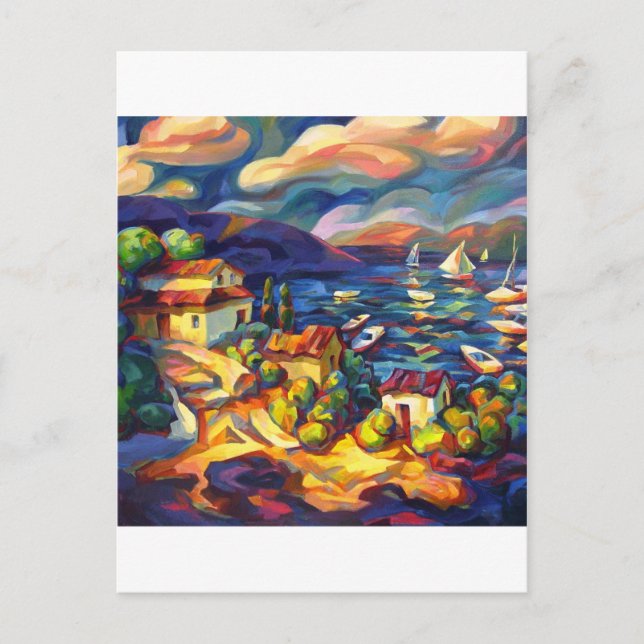Village by the Sea Postcard (Front)