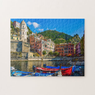 village canal boats scenic   jigsaw puzzle