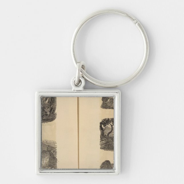 Village, cities key ring (Front)