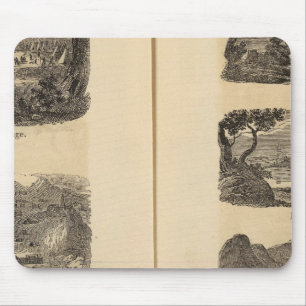 Village, cities mouse mat