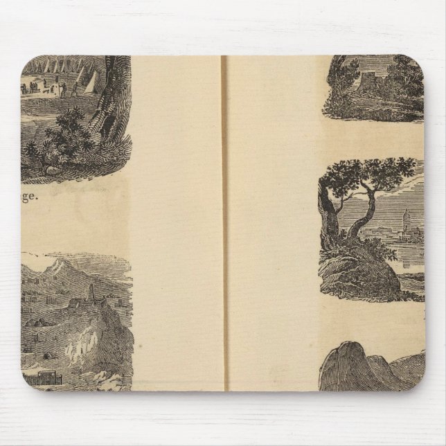 Village, cities mouse mat (Front)
