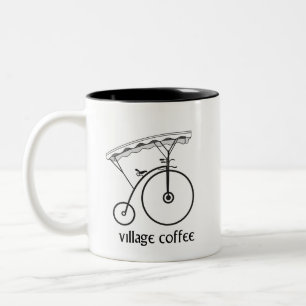 Village Coffee Two-Tone Coffee Mug