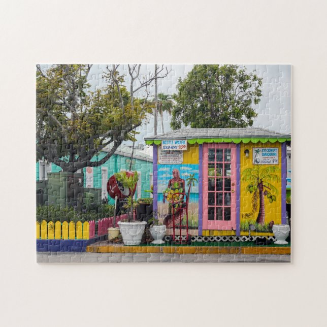 Village Cottage Bahamas. Jigsaw Puzzle (Horizontal)