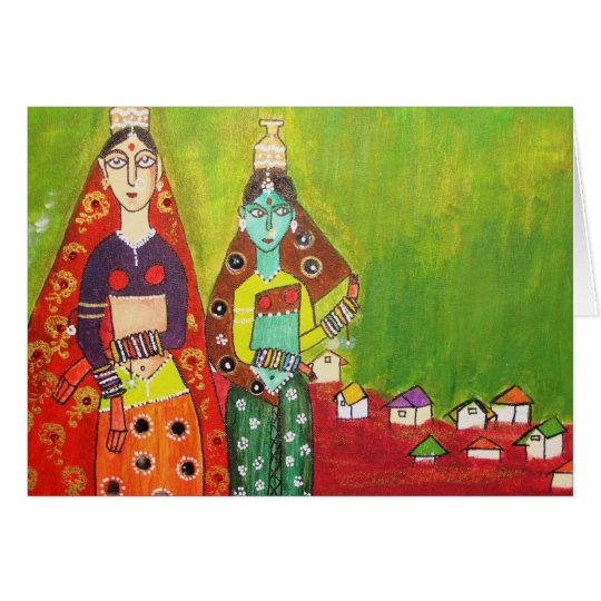 Village Girls Card