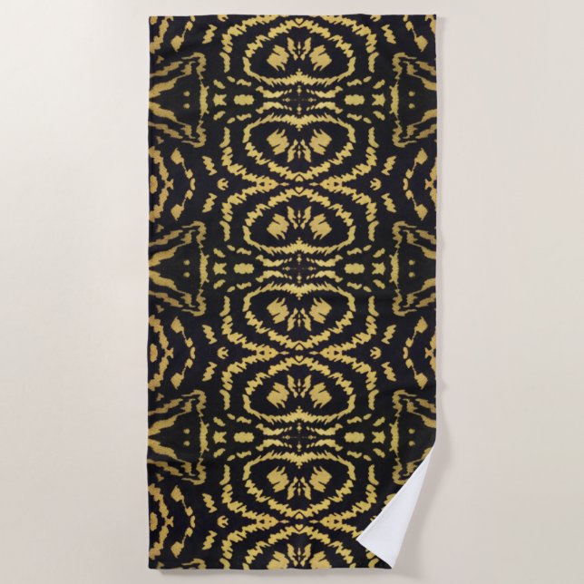 Village Gold-II Beach Towel (Front)