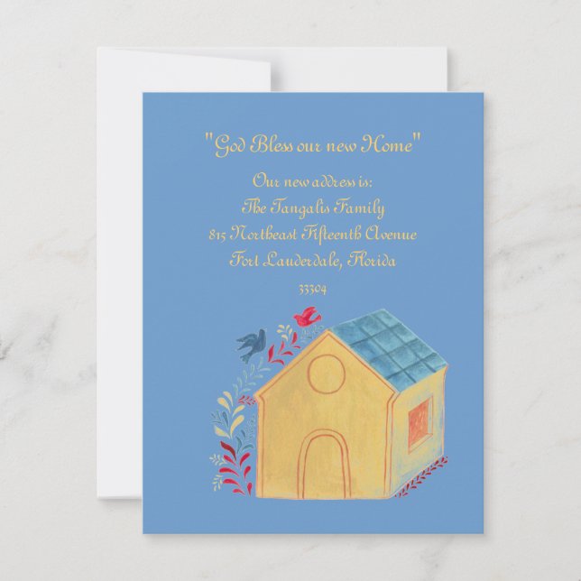 Village Home Announcement (Front)