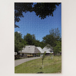 village houses Astra Museum Sibiu Hermannstadt Jigsaw Puzzle