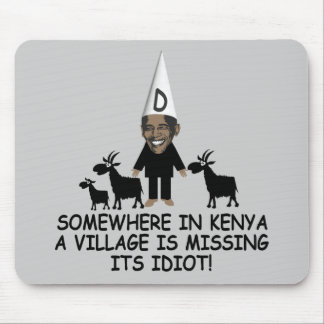 Village idiot Obama Mouse Mat