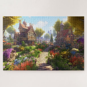 Village ilustration jigsaw puzzle