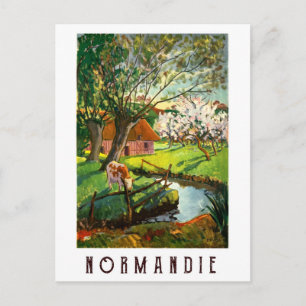 Village in Normandy, France Postcard