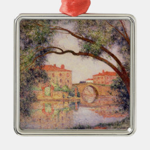 Village in Normandy Metal Tree Decoration