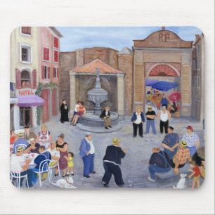 Village in Provence Mouse Mat