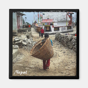 Village life, Himalayas - Nepal Magnet