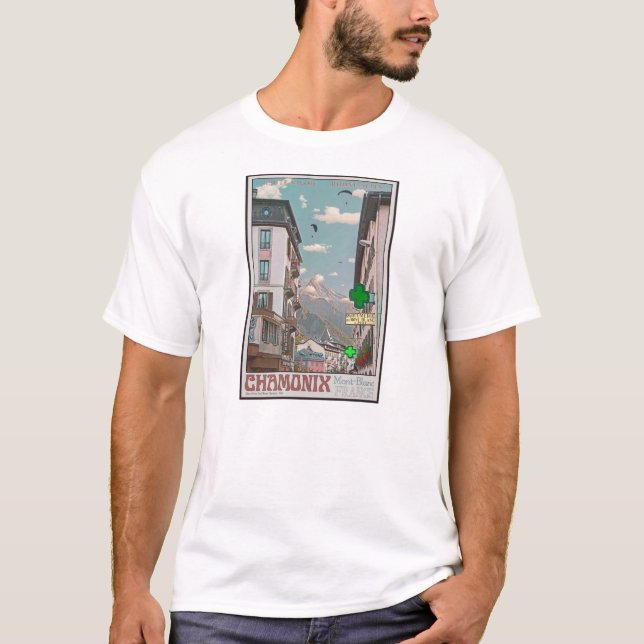 Village of Chamonix (white) T-Shirt (Front)