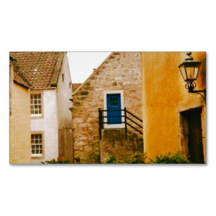 Village of Culross, Fife, Scotland  Magnetic Business Card