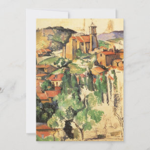 Village of Gardanne by Paul Cezanne, Vintage Art