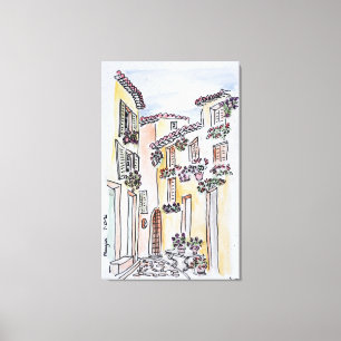 Village of Mougins Provence, South of France Canvas Print