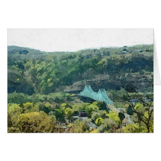 Village of Sewickley Art Print Card