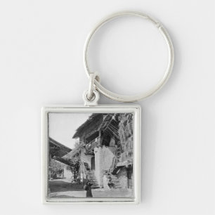 Village of Valais, early 20th century Key Ring