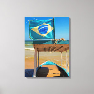 Village On A River Alter Do Chao, Pará / Brazil Canvas Print