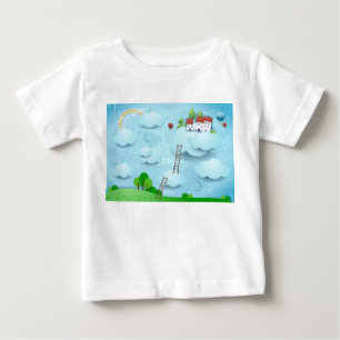 Village over the Clouds Baby T-Shirt