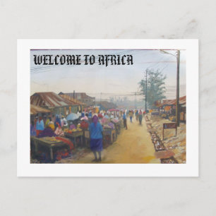 village people, WELCOME TO AFRICA Postcard