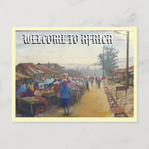 village people, WELCOME TO AFRICA Postcard