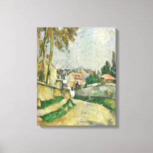 Village Road, 1879-82 (oil on canvas) Canvas Print