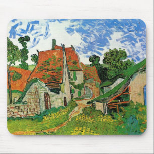 Village Street by Vincent van Gogh Mouse Mat