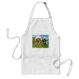 Village Street in Auvers by Vincent Van Gogh Standard Apron