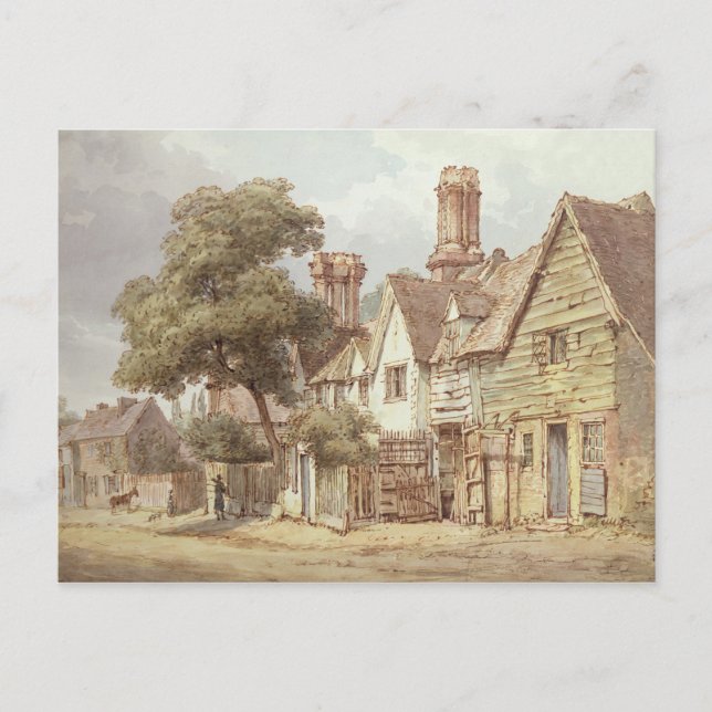 Village Street Postcard (Front)