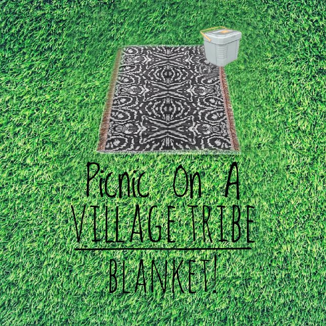 Village Tribe Throw Blanket (Creator Uploaded)