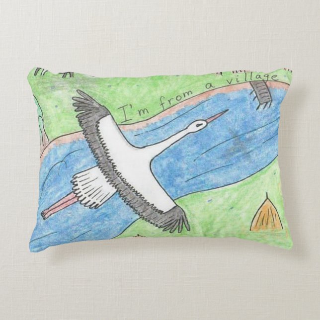 Village Vibes Decorative Cushion (Front)